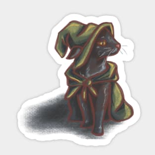 Travelling Mage Cat Sticker